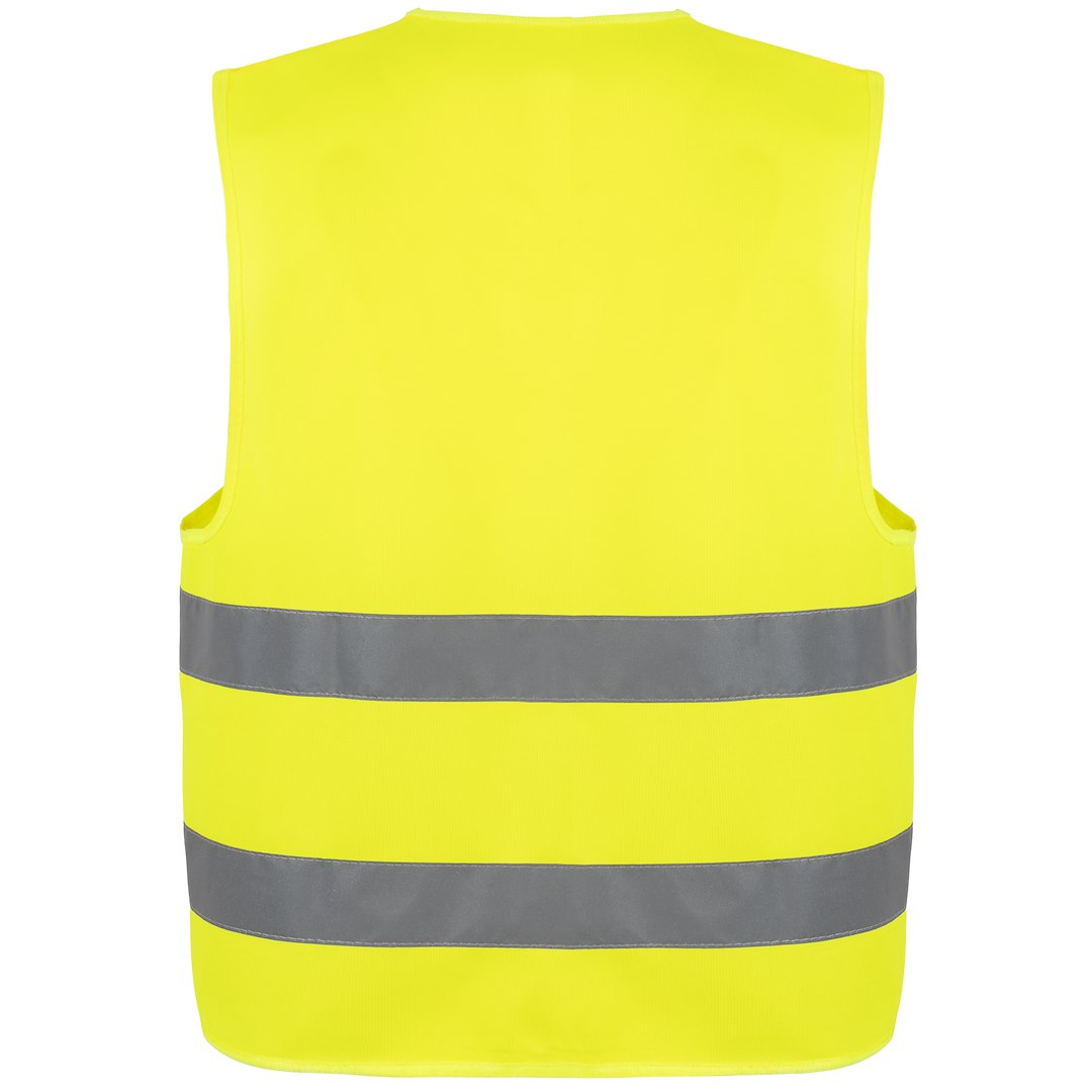 Żółta kamizelka odblaskowa do nadruku